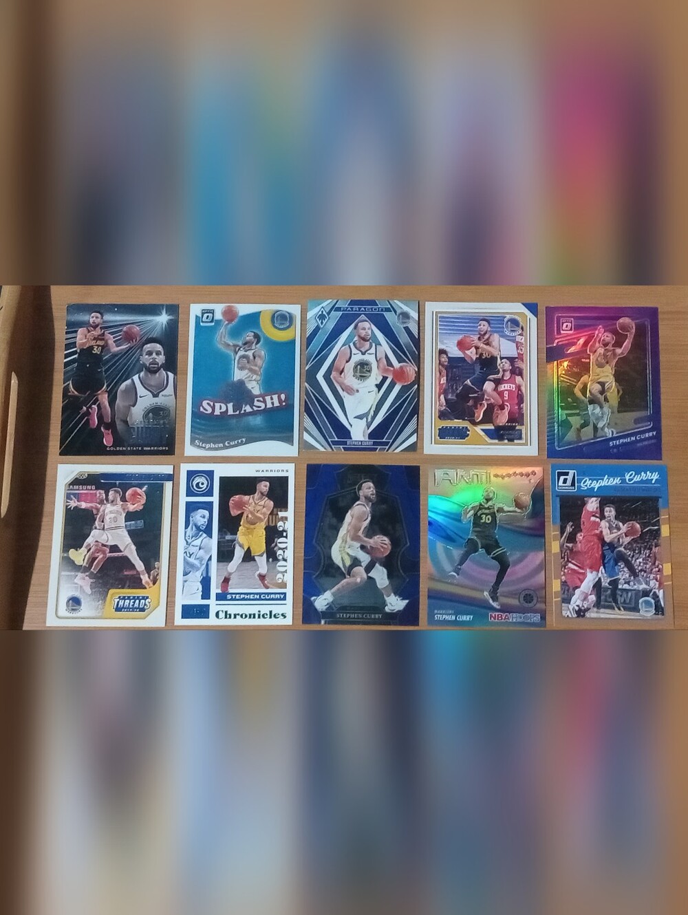 Steph Curry NBA Basketball Card Lot